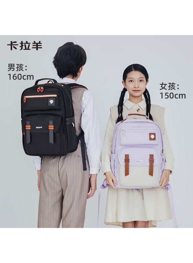 Kalayou Cloud Backpack 3.0، حقيبة ظهر كبيرة السعة لطلاب المدارس المتوسطة، تخفيف العبء، حماية العمود الفقري، مقاومة للسقوط، للطلاب والطالبات في المدارس المتوسطة، حقيبة كتف مزدوجة