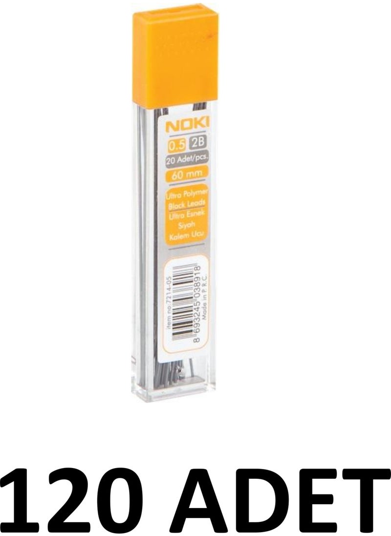 Noki 120 Pieces min 0.5 mm Ultra Flexible Pen Tip 20 PIECES  - Image 1