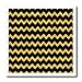 3DROSE 3dRose ht_210775_3 Gold & Black Chevron Stripes Iron on Heat Transfer, 10 10" White Material  - Image 2