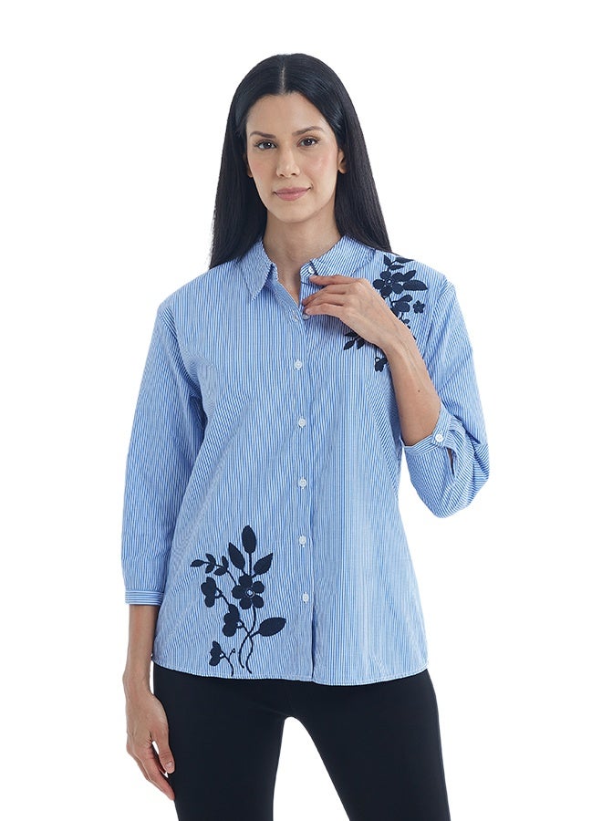 ASHARAE Women's Full Sleeve Button Down Shirt Comfortable Material, Breathable Daily Wear, Casual Fashion Outfit, Special Occasion Outfit, Trendy & Chic Apparel - Image 1