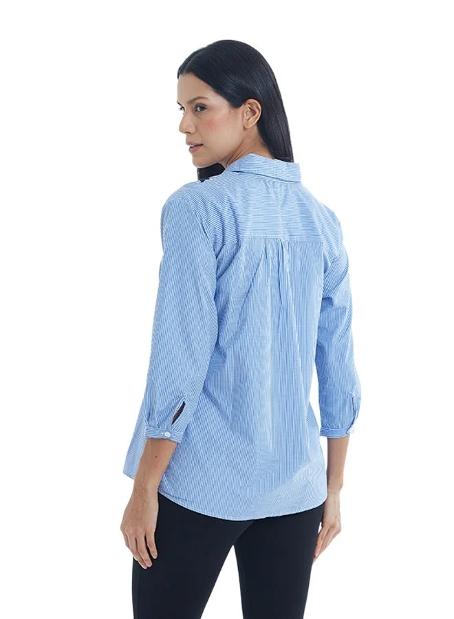 Asharae  Women's Full Sleeve Button Down Shirt Comfortable Material, Breathable Daily Wear, Casual Fashion Outfit, Special Occasion Outfit, Trendy & Chic Apparel for Women | Best Price UAE