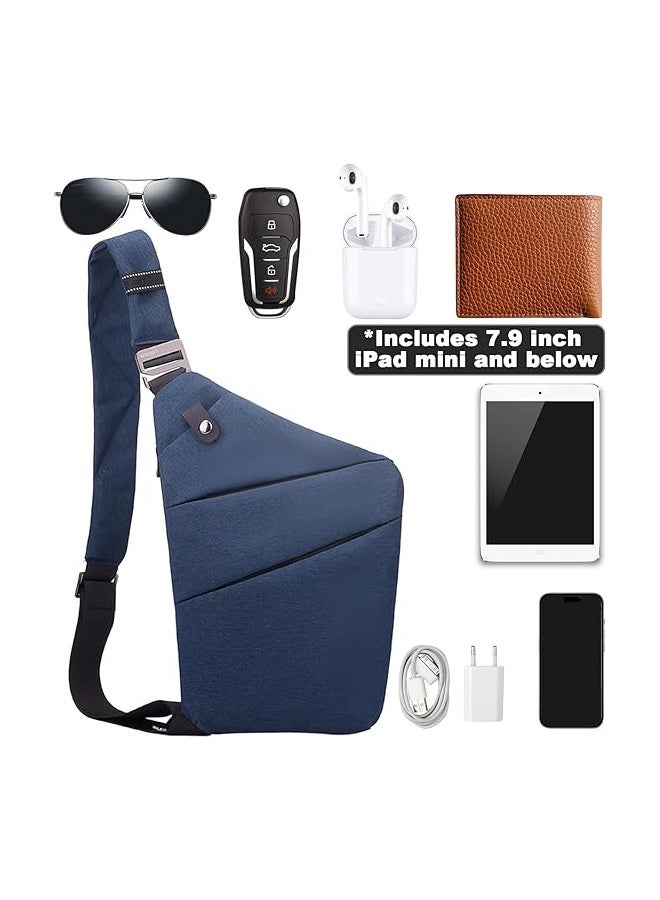 مكافحة السرقة حقيبة السفر ، واحد الكتف الكبيرة القدرة عبر الجسم حقيبة الصدر الأزياء خفيفة الوزن حقائب سلينغ للسفر الرياضة - Image 3