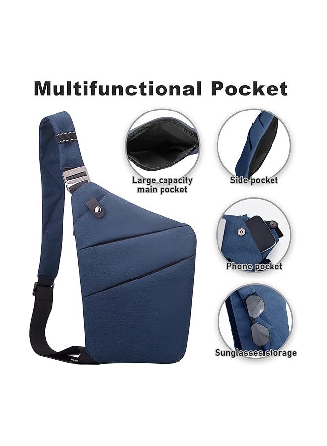 مكافحة السرقة حقيبة السفر ، واحد الكتف الكبيرة القدرة عبر الجسم حقيبة الصدر الأزياء خفيفة الوزن حقائب سلينغ للسفر الرياضة - Image 2