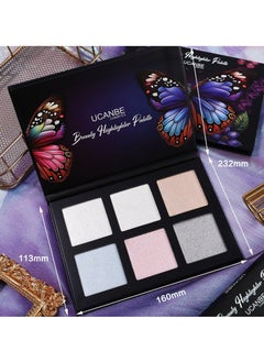 Ucanbe UCANBE Radiant 6 Color Highlighter Palette  - Image 2
