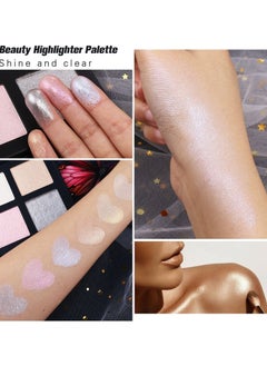 Ucanbe UCANBE Radiant 6 Color Highlighter Palette  - Image 3