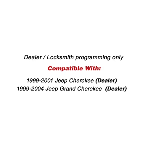 KeylessOption Keyless Entry Remote Fob Uncut Ignition Car Key Replacement for Jeep 56036859, GQ43VT9T - Image 4