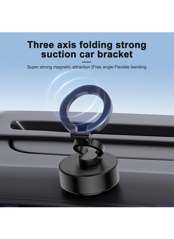 PADOM Electric Vacuum Magnetic Suction Phone Mount, Shower Phone Holder, Magnetic Cell Phone Holder for Car/Gym/Mirror/Smooth Surface, Compatible with iPhone & Android  - Image 3