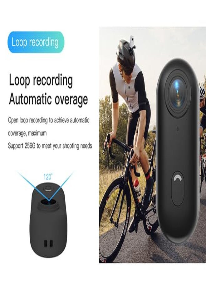 FOUKWAKC H7Pro 1080P Thumb Action Camera, Mini Body Camera, Wearable POV Portable Body Cam with Magnetic Lanyard & Waterproof Case, Hands-Free Recording, Helmet Cam for Work, Cycling, Vlogging (No Card) - Image 5