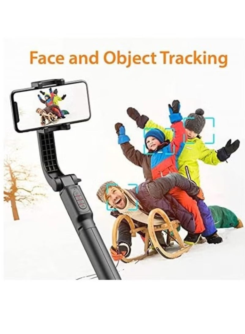 ELTRAZONE Gimbal Stabilizer for Smartphone with Extendable Selfie Stick & Tripod – 1-Axis Remote Control, 360° Auto Rotation, Auto Balance, Compatible with iPhone & Android - Image 2