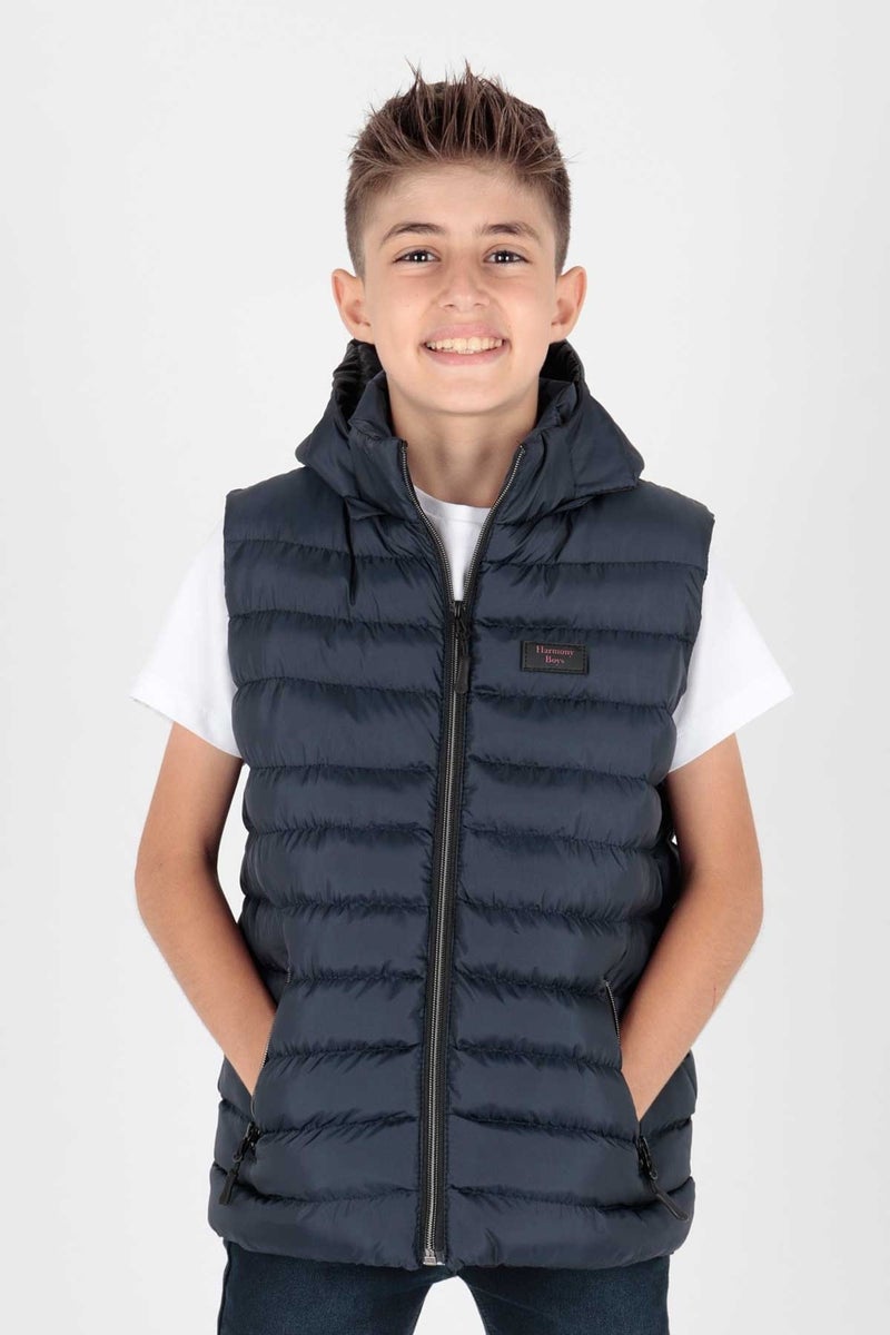 Ahenk Kids AHENGİM BOYS CHILDREN VEST BOYS CHILDREN HOODED PUFF VEST AK215051 - Image 1