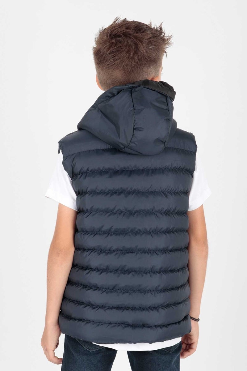 Ahenk Kids AHENGİM BOYS CHILDREN VEST BOYS CHILDREN HOODED PUFF VEST AK215051 - Image 2
