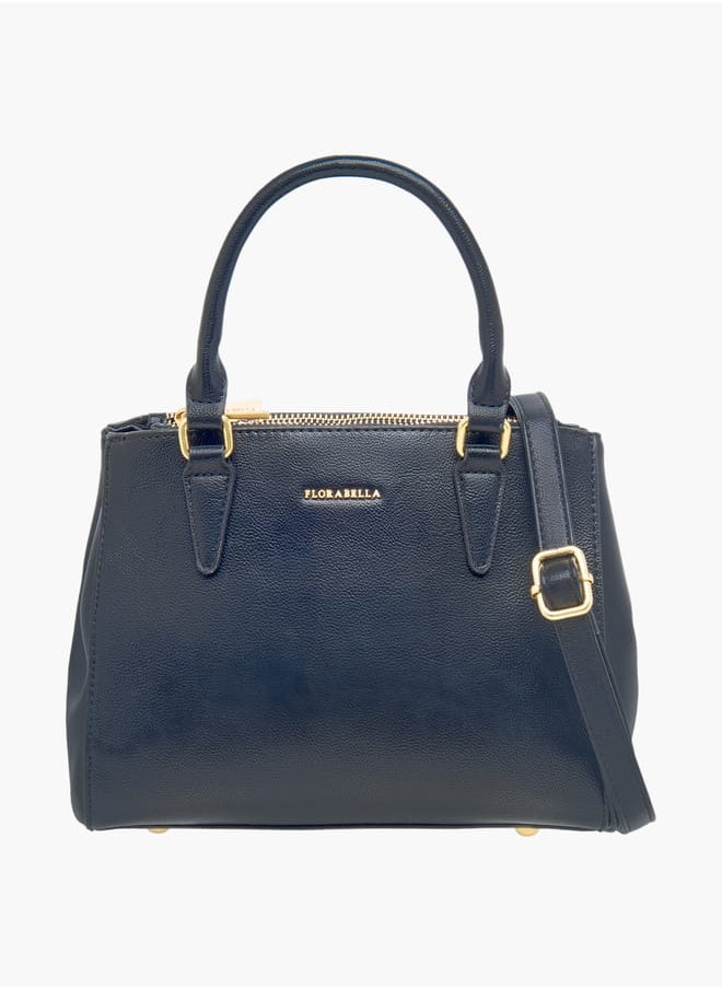 Flora Bella By Shoexpress - Women Logo Detail Tote Bag with Handles and Zip Closure - Image 1