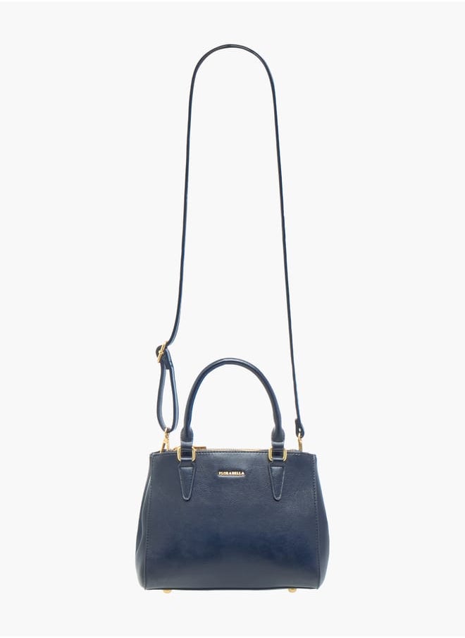 Flora Bella By Shoexpress - Women Logo Detail Tote Bag with Handles and Zip Closure - Image 1