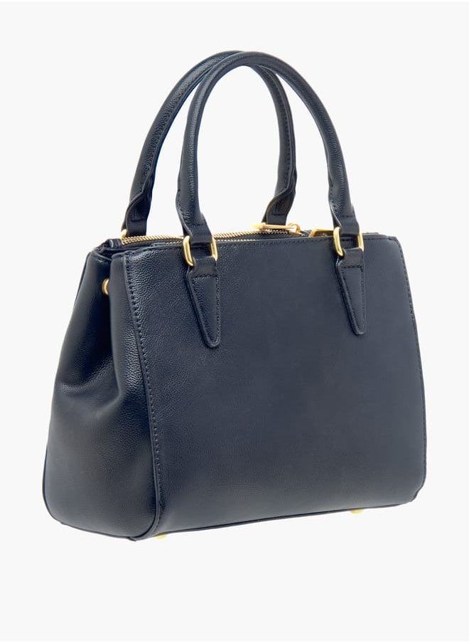 Flora Bella By Shoexpress - Women Logo Detail Tote Bag with Handles and Zip Closure - Image 1