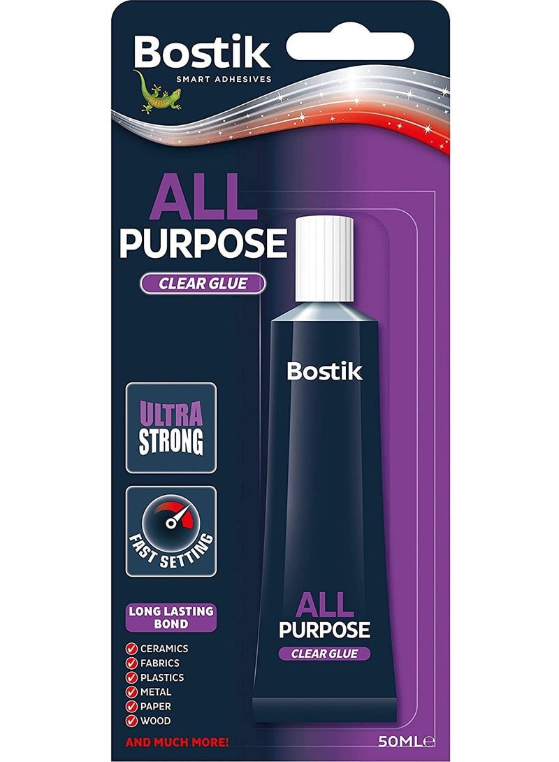 Bostik Economy Size 50ML All Purpose Adhesive - Image 1
