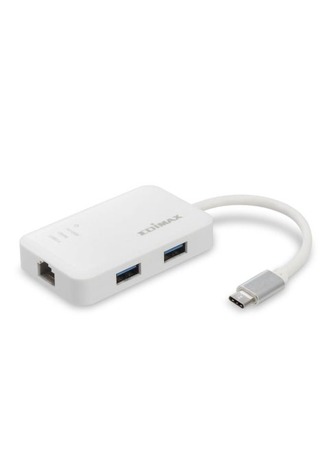 USB-C to 3-Port USB 3.0 Gigabit Ethernet Hub