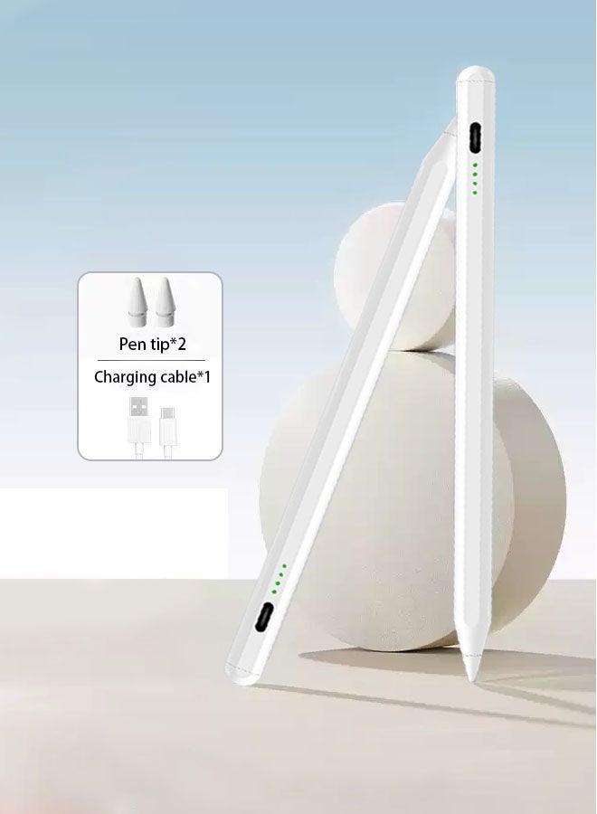 قلم شاشة لجهاز iPad مع وظيفة رفض راحة اليد، قلم نشط متوافق (2018-2022) Apple iPad Pro 11/12.9 بوصة، iPad 10/9/8/7/6th، iPad Air 5/4/3 الجيل، iPad Mini 6/ الجيل الخامس - Image 1