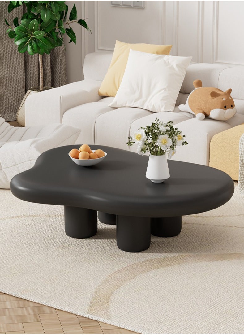 Generic Modern Design Side Table Living Room Home Furniture Nordic Style Irregular Shape Coffee Table in Cloud shape Simple Small Household Shaped Table Tea Table for Living Room Balcony Garden, Living Room Table Bed Room  - Image 1