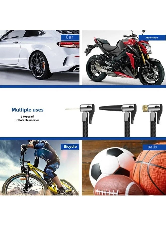 Smart cordless electric air pump for cars. Portable air compressor with automatic shut-off. Powerful refill in 20 seconds – compatible with cars, bikes, balls, and floats. - Image 5