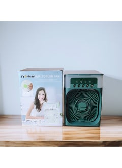 Fearlex Rechargeable and Portable Mini Air Conditioner | Air Cooler with 700ml Water Tank | USB Cooler with 3 Wind, 5 Mist Vents, 7 Night Light and 1-3H Timer mode | Cooling Fan with 1200 mAh battery  - Image 1