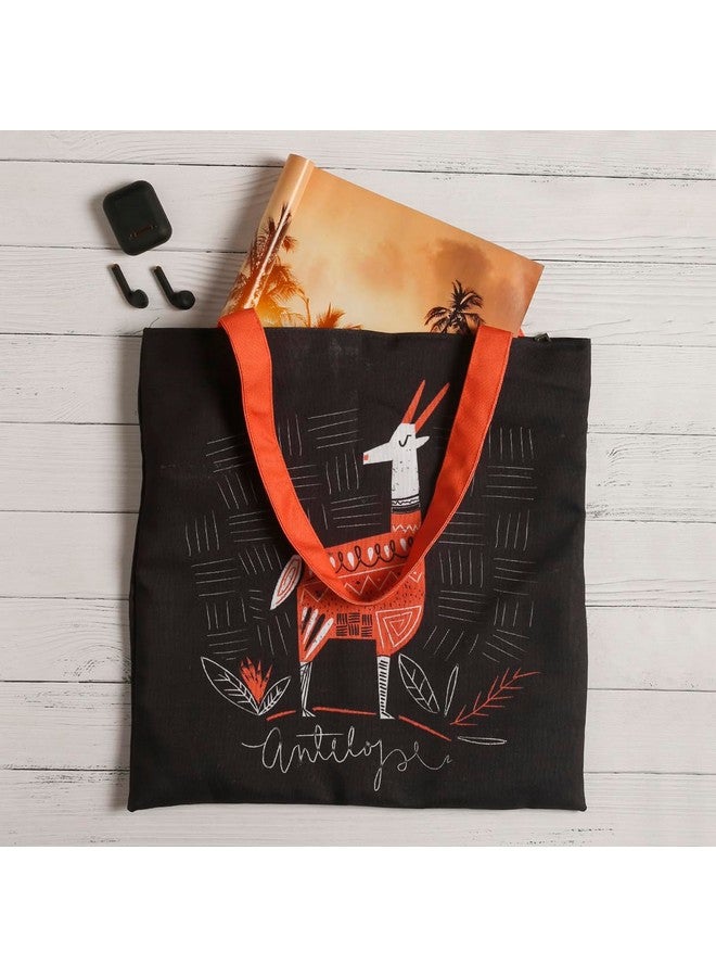 the purple tree The Purple Tree Canvas Tote Bag - 1 Pc, Women Tote Bag, Canvas Tote Bag, Printed Tote Bag, Printed Canvas Tote Bag, Stylish Bags For Women Tbag00277  - Image 3