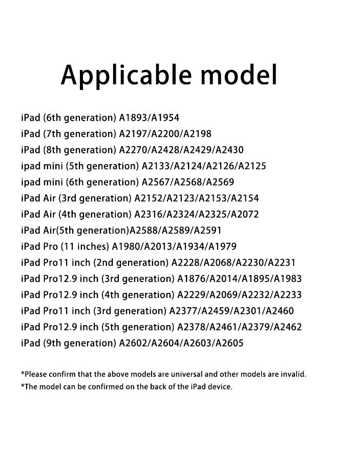قلم رصاص رقمي نشط لجهاز iPad مع شحن سريع ورفض راحة اليد لجهاز Apple iPad 2018 والإصدارات الأحدث، أبيض - Image 2