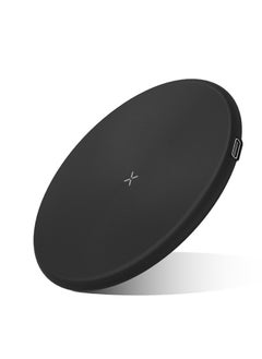 Generic Ultra Slim Qi-Certified Fast Wireless Charger Pad for iPhone 13/12/11 Series/X, XR Series 8/SE Series (7.5W) Samsung Galaxy S6-22 Note 7-20 (10W)  - Image 1