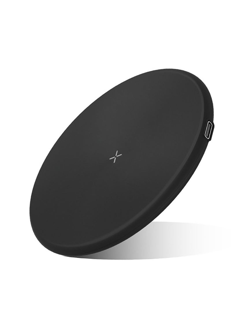Ultra Slim Qi-Certified Fast Wireless Charger Pad for iPhone 13/12/11 Series/X, XR Series 8/SE Series (7.5W) Samsung Galaxy S6-22 Note 7-20 (10W) - Image 1