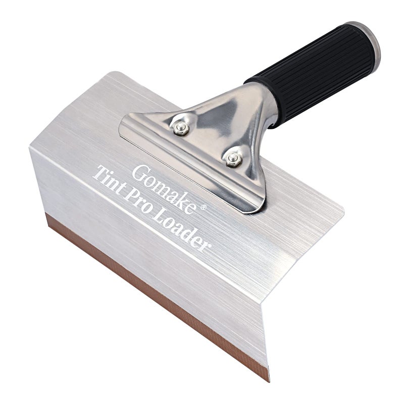 Gomake 6.3-Inch Speed Loader Area Single Window Tint Tool Professional Speed Loader Window Tinting Film Install Tool Windshield Protection Film Paint Handle Scraper