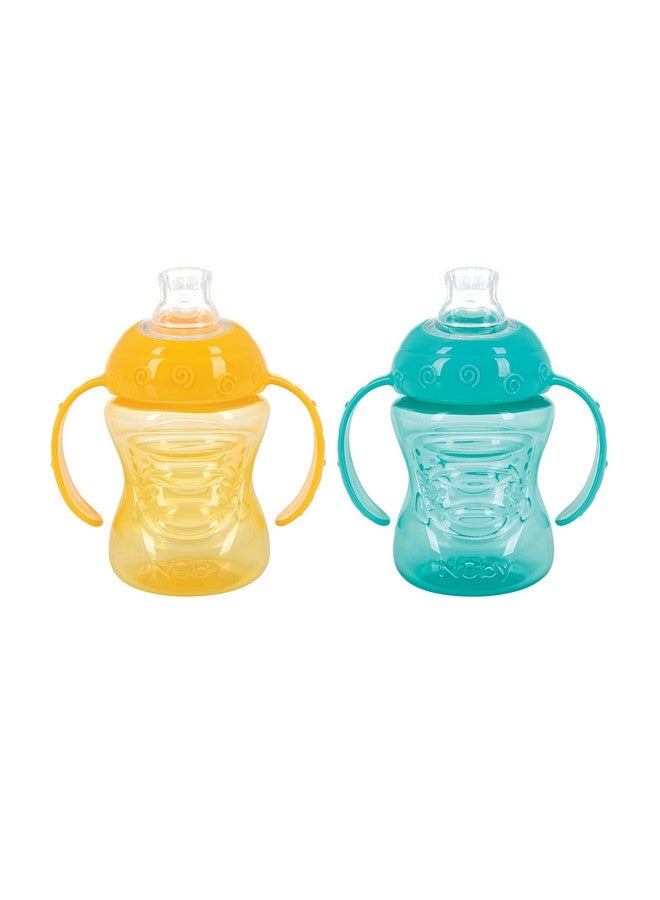 نوبي كوب شرب نوبي مانع للانسكاب بمقبضين، مزود بفوهة فائقة الإمساك والشرب، سعة 8 أونصة، قد تختلف الألوان - Image 4