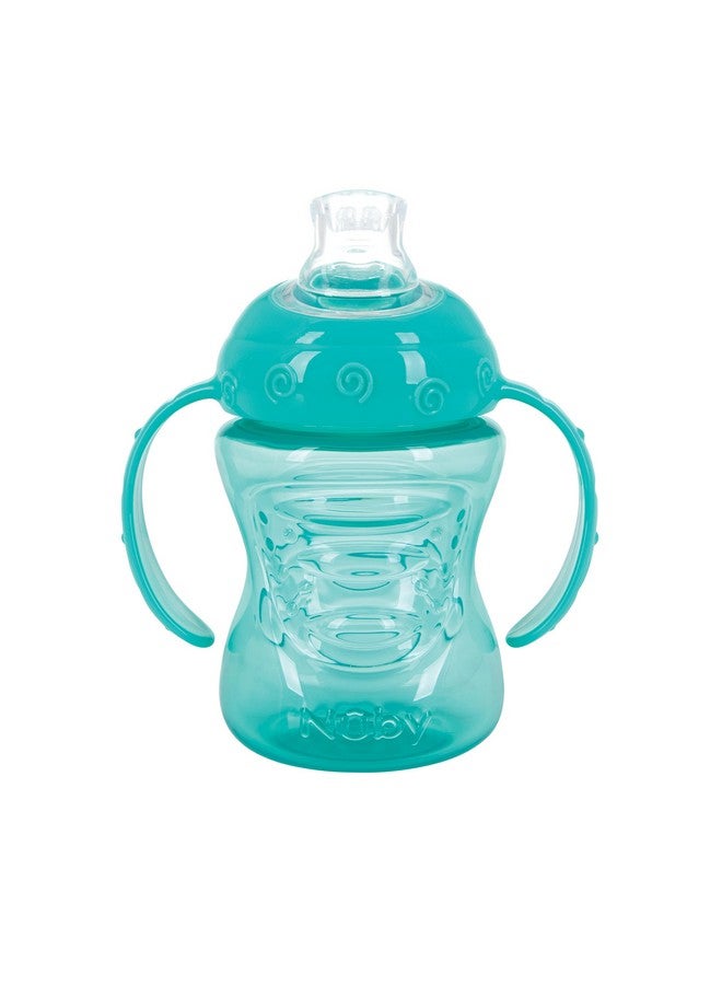 نوبي كوب شرب نوبي مانع للانسكاب بمقبضين، مزود بفوهة فائقة الإمساك والشرب، سعة 8 أونصة، قد تختلف الألوان - Image 2