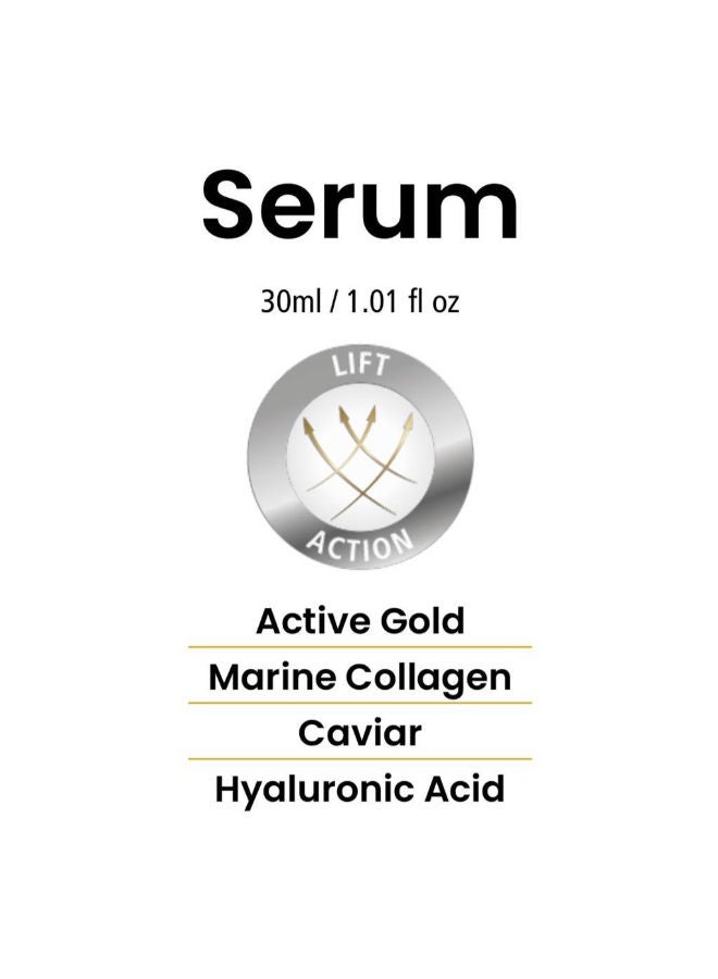 novaclear سيروم الوجه المضاد للشيخوخة ورفع الوجه بالكولاجين لجميع أنواع البشرة - Image 4