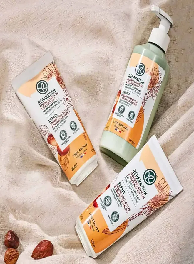 Yves Rocher  REPAIR BODY MILK TUBE 200ML for Women | Best Price UAE