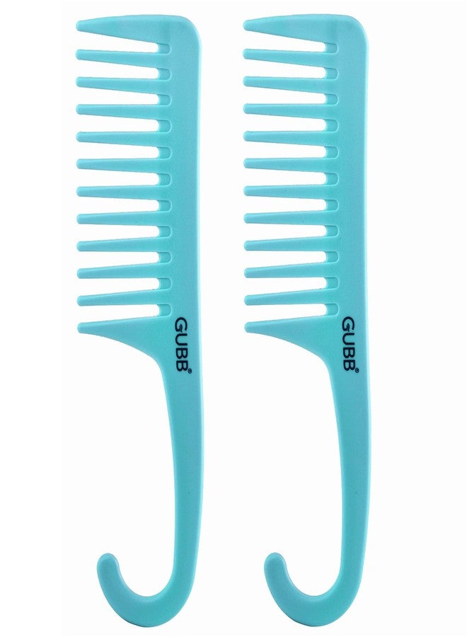 GUBB Hook Hair Comb |Durable, Easy-to-Store Styling Comb - Santorini Hues | Pack of 2 - Image 1