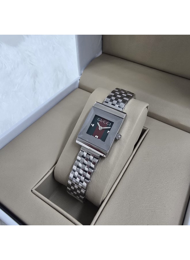 غوتشي ساعة يد قوتشي نسائي  استيل مقاس19مم - Image 1