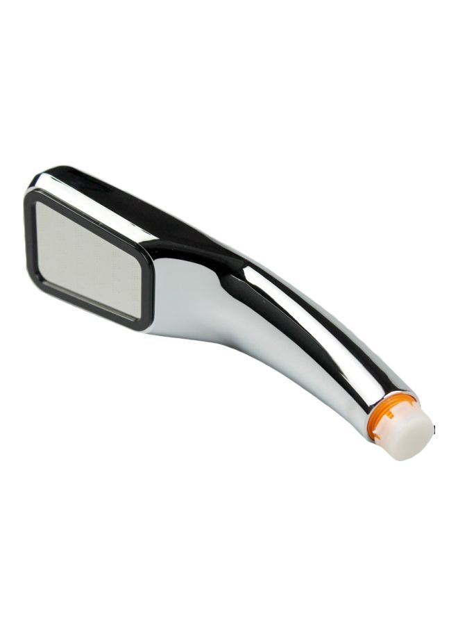 Loquat ABS Plated Handheld Shower Head Silver/Black 21.5x8x3centimeter - Image 1