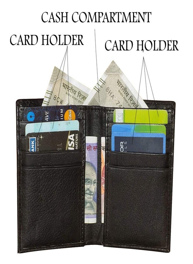 STYLE SHOES Leather Black Card Wallet, Visiting, Credit Card Holder, Pan Card/ID Card Holder Women - Image 2