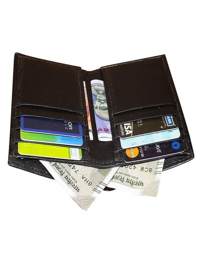 STYLE SHOES Leather Black Card Wallet, Visiting, Credit Card Holder, Pan Card/ID Card Holder Women - Image 3
