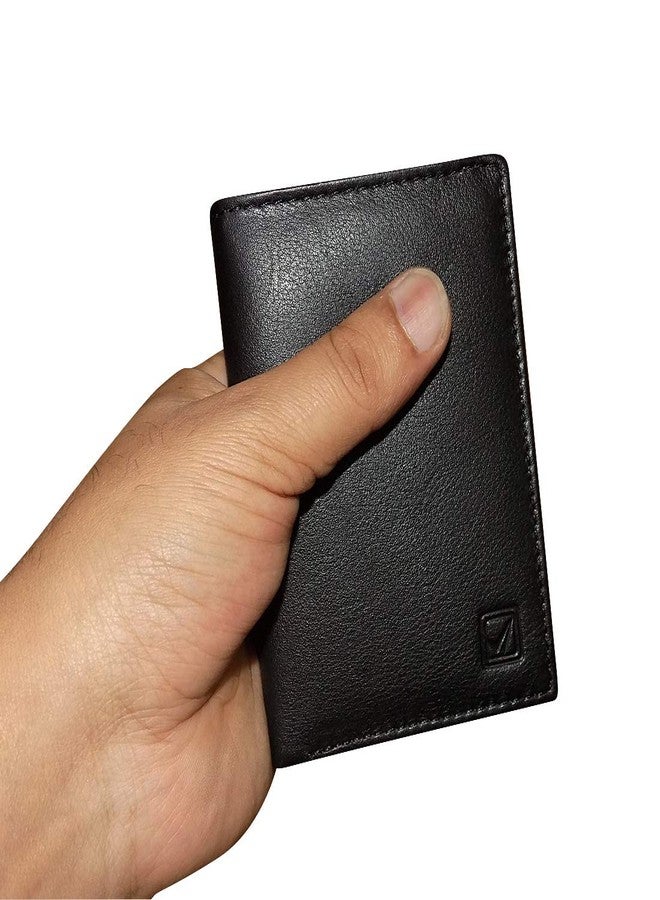 STYLE SHOES Leather Black Card Wallet, Visiting, Credit Card Holder, Pan Card/ID Card Holder Women - Image 4