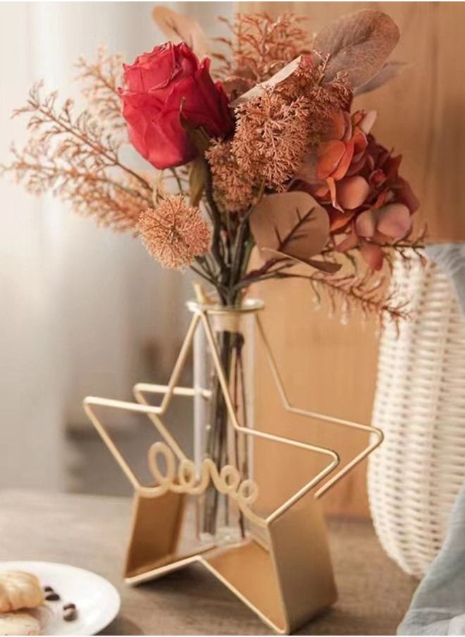 Kutis - 1-Bundle Artificial  Bouquet Imitation Flower Suitable for Home Decoration and Wedding/ Party Decoration Multicolour 22x34 Centimeter - Image 1
