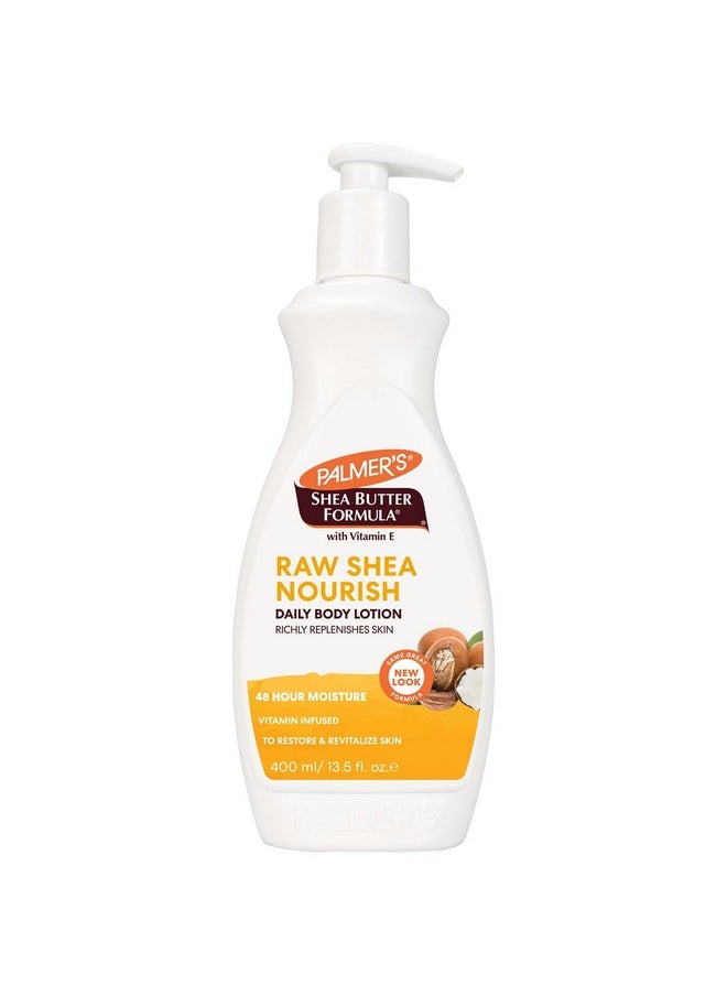 PALMER'S - Raw Shea Daily Body Lotion Soothes Skin Irritation And Sensitive Skin 400Ml (Pack Of 2) - Image 1