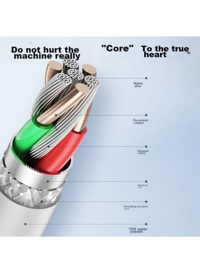 Stiger Meter Usb Charging Cable Compatible With Apple Iphone 14/13/12 Pro Max/11/xs/xr/8, Ipad, And Car Usb Ports - Image 5