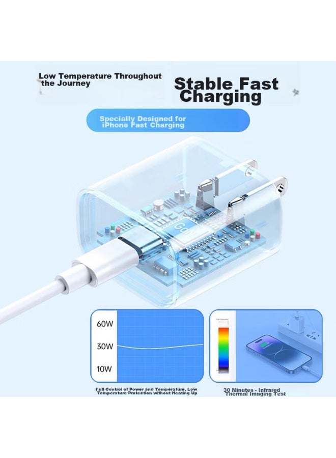 Stiger Meter Usb Charging Cable Compatible With Apple Iphone 14/13/12 Pro Max/11/xs/xr/8, Ipad, And Car Usb Ports - Image 3