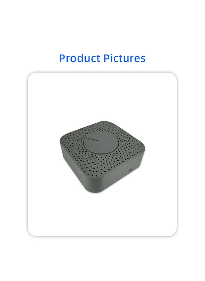 Generic - Tuya WiFi Intelligent Air Quality Monitor 5-in-1 Air Housekeeper HCHO/CO2/VOC/Temperature/Humidity Detector Support Remote APP Control Alarm Function - Image 1