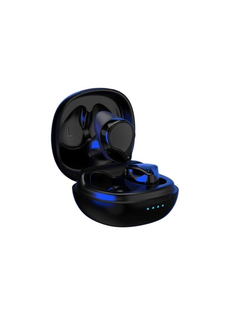 Jellico - Tws7 Bluetooth Truly Wireless In Ear Earbuds With Mic Upto 12 Hours Playback, Lightweight With Stereo Calling Feature (Black) - Image 1