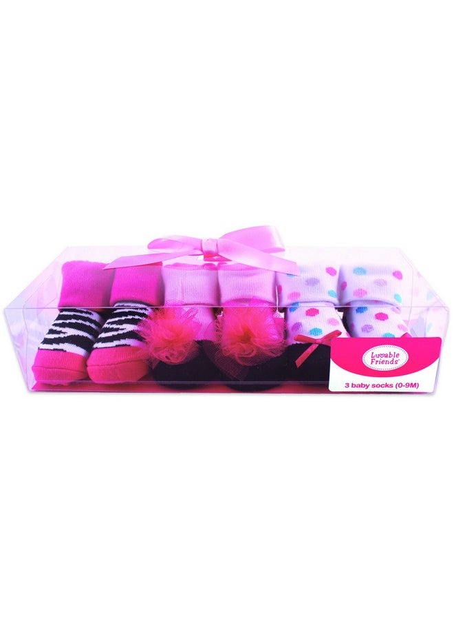 Luvable Friends - Unisex Baby Socks Giftset Ballet 09 Months - Image 1