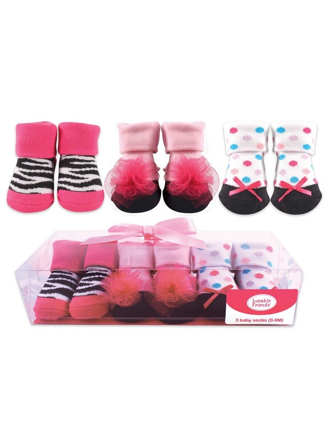 Luvable Friends - Unisex Baby Socks Giftset Ballet 09 Months - Image 1