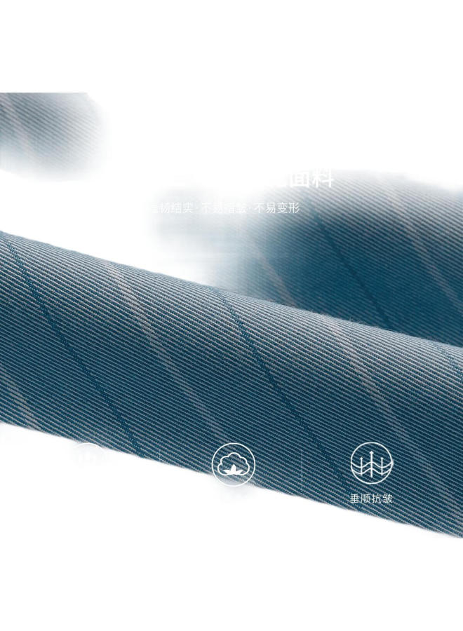 Firs Men'S Long Sleeve Shirt, Silk Jacquard, Breathable, Skin-Friendly, Draping, Wrinkle-Resistant, Business Casual Blouse - Image 1