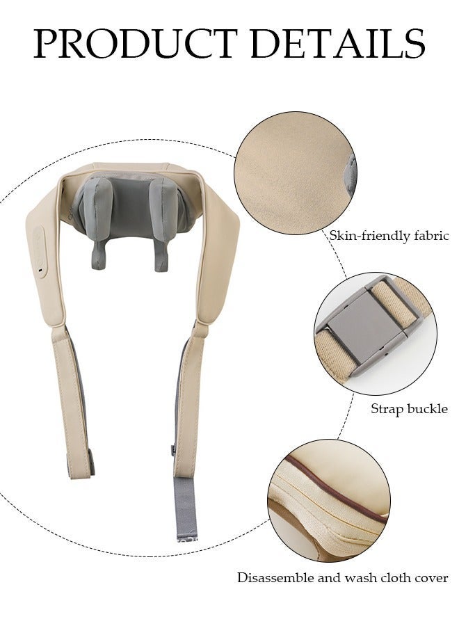 DUNISO Neck Massager, Shiatsu Back Neck Massager with Heat, Electric Massager for Back & Shoulder, Massage Pillow for Neck,  Shoulder,  Deep Massage at Home for Muscle Relaxation - Image 4