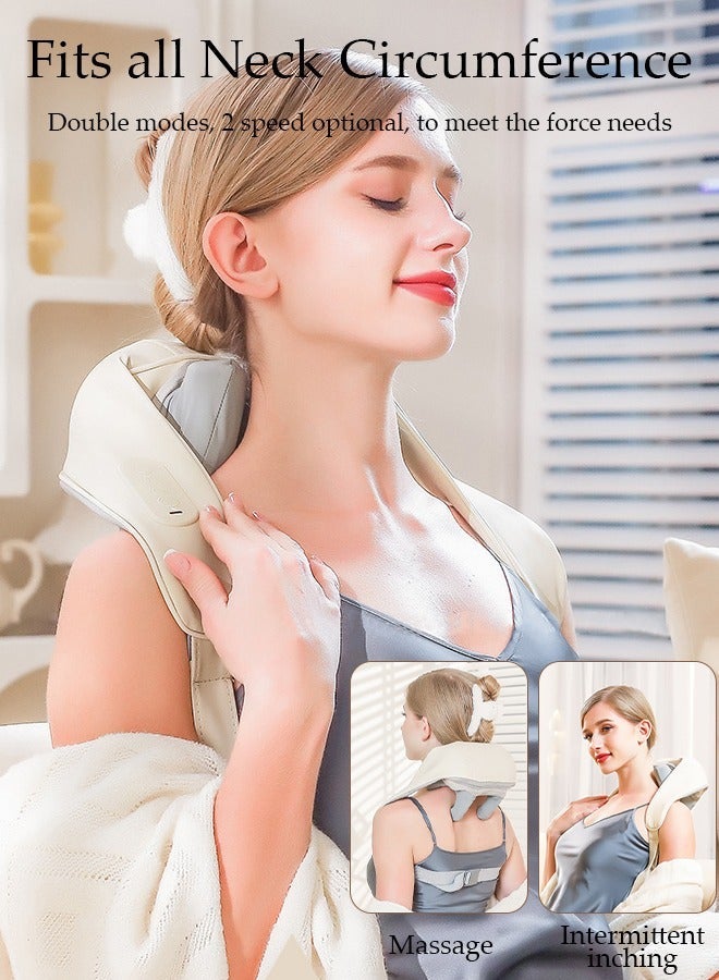 DUNISO Neck Massager, Shiatsu Back Neck Massager with Heat, Electric Massager for Back & Shoulder, Massage Pillow for Neck,  Shoulder,  Deep Massage at Home for Muscle Relaxation - Image 5